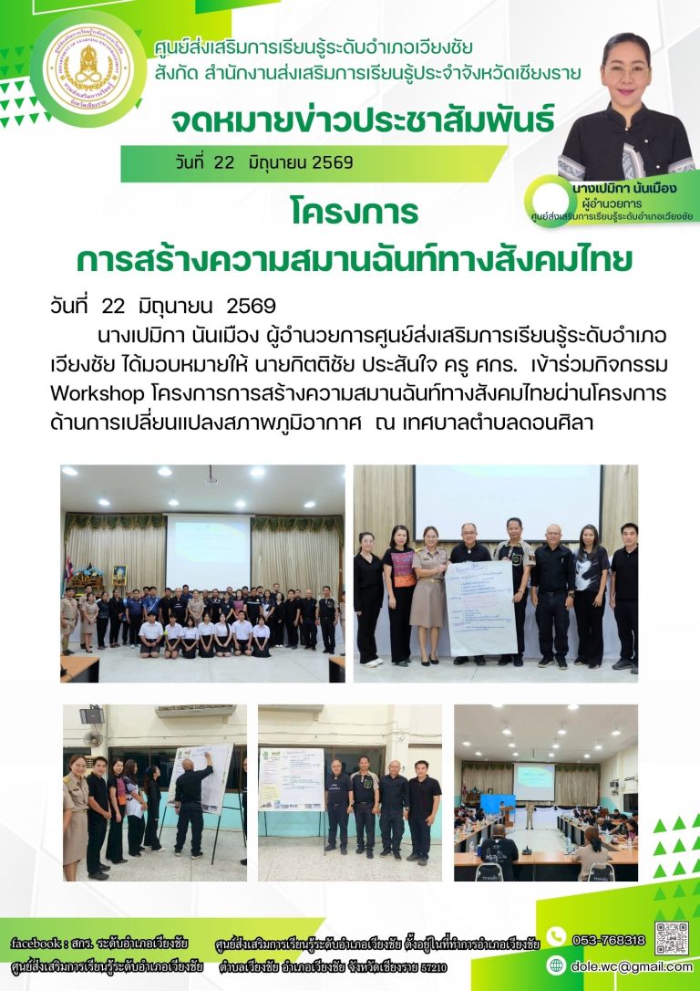สีเขียว สีขาว ทางการ ทันสมัย เรียบง่าย การประชุมผู้ปกครอง ไทย โรงเรียน ประชาสัมพันธ์ จดหมายข่าว A4 (4)